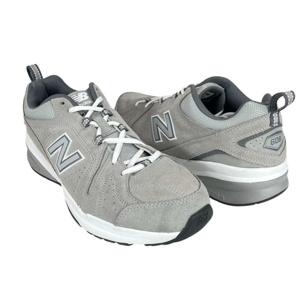 New Balance 608 V5 Men’s Size 13 Gray Suede‎ Walking Shoes MX608UG5